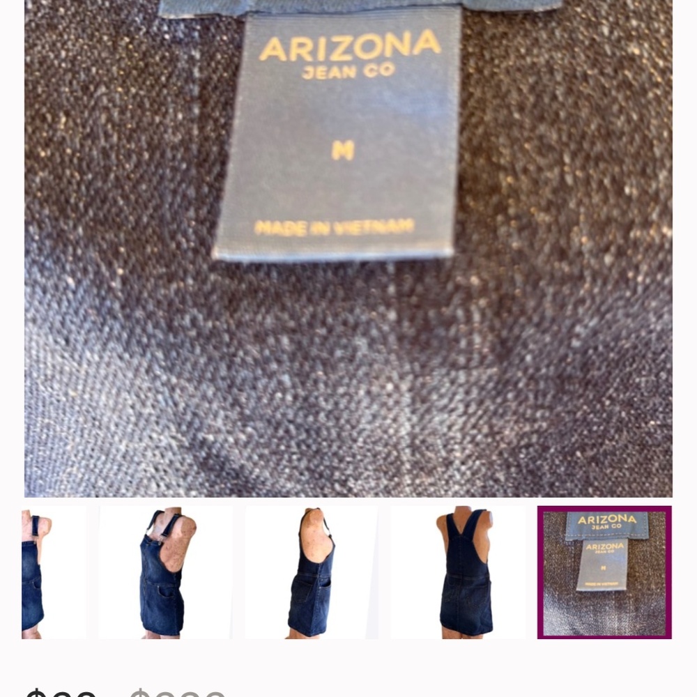 Jean/Denim Overall Dress - Picture 7 of 7